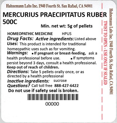 Mercurius Praecipitatus Ruber 500C 5g.jpg Mercurius Praecipitatus Ruber 500C 5g - Mercurius Praecipitatus Ruber 500C 5g
